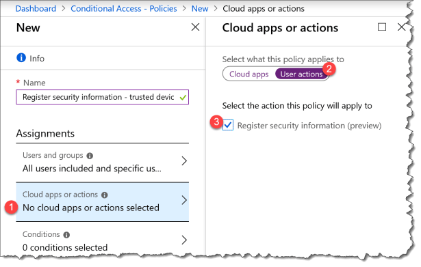 CA - Register security information - 02