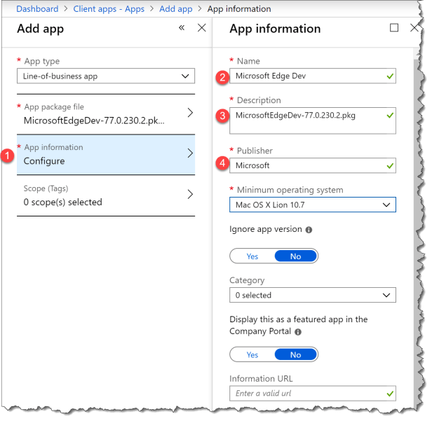 Deploy Edge Dev With Intune on Mac - 03