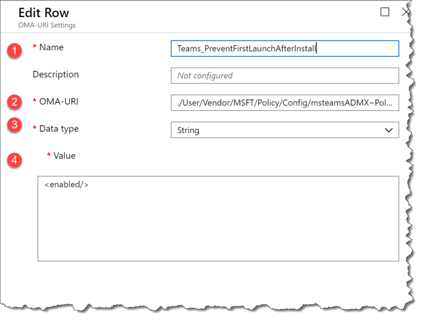 Teams policy with Intune - 05
