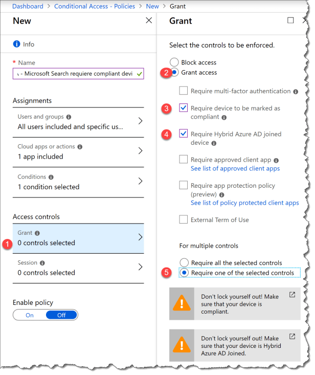 Conditional Access - Microsoft Search - 06