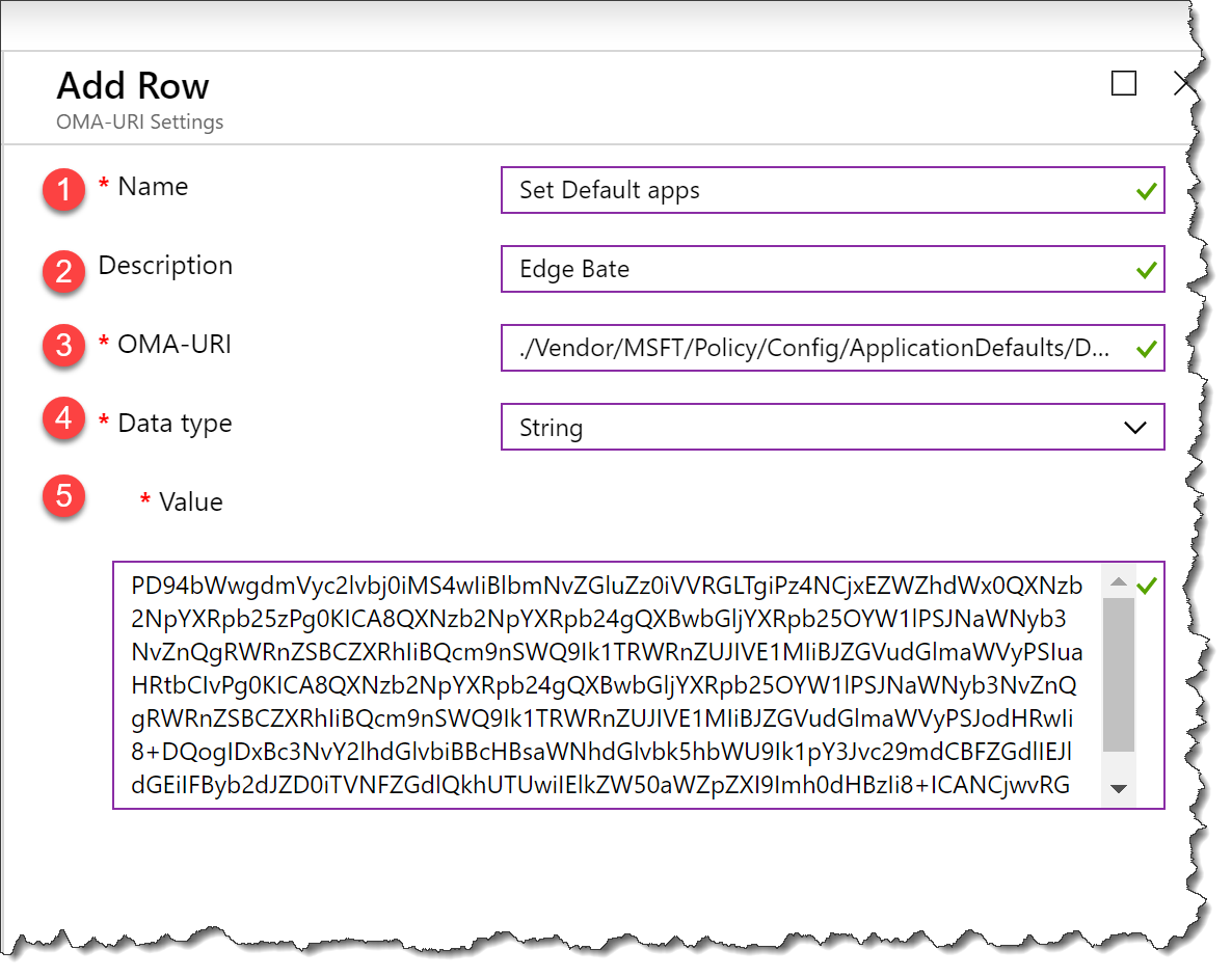 Intune default browser - 03