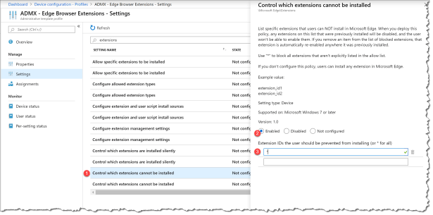 Mange Edge browser extensions with Intune - 13