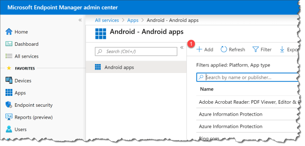 Managing Google Chrome on Android managed device - 02
