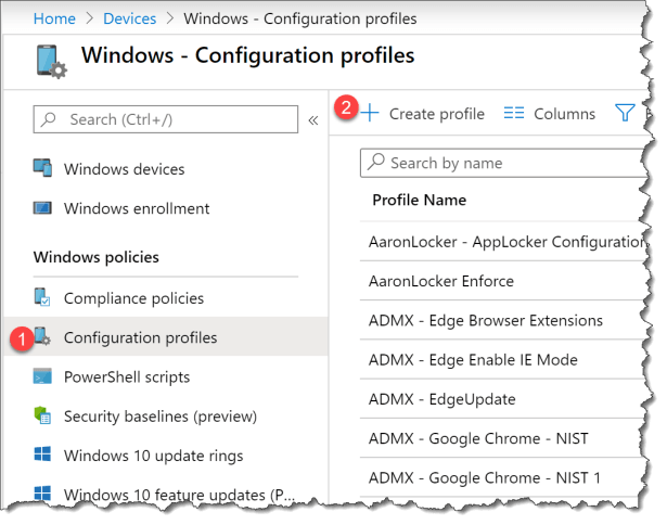 edge favorits - Intune 03