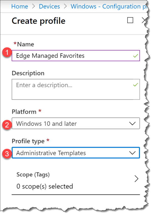 edge favorits - Intune 04
