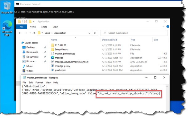 Deploy Edge without Desktop Icon - 0